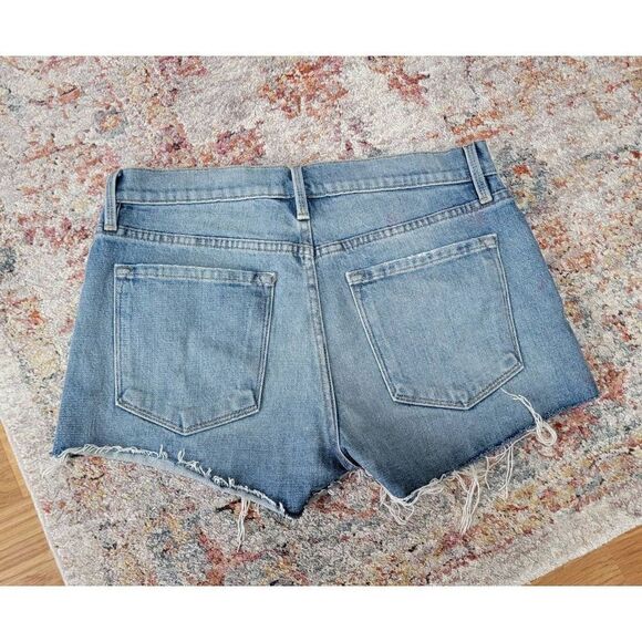 Frame Le Cutoff Denim Shorts 26 - Picture 4 of 9